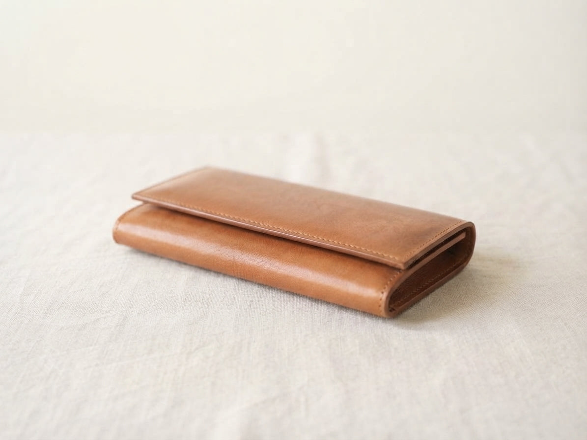 Cartera Compacta de Cuero Genuino (13x8 cm)