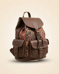 Mochila de Cuero Genuino Estilo Vintage 2 — Hecha a Mano