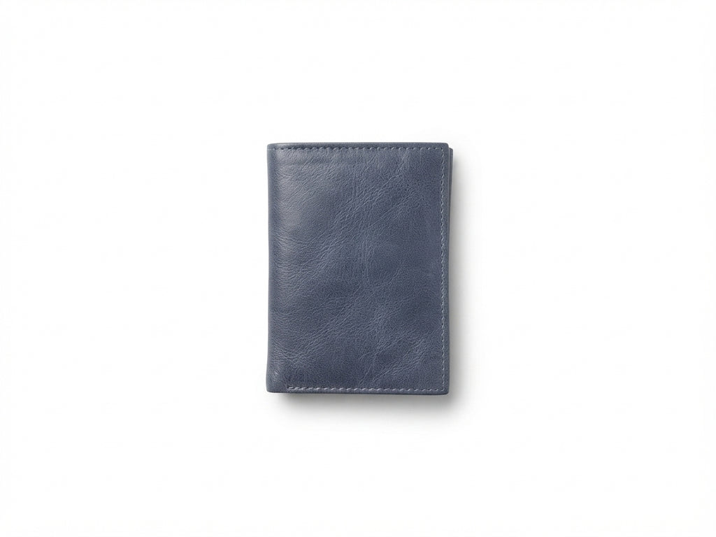 Billetera de Cuero Genuino Minimalista — Diseño Compacto (10x7,5 cm)
