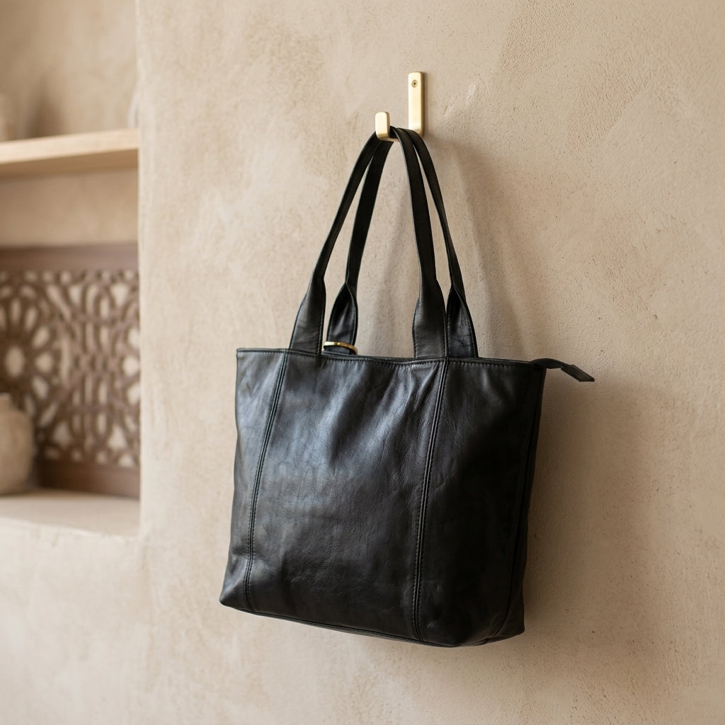 Bolso Shopper de Piel Artesanal – Colección Esencia