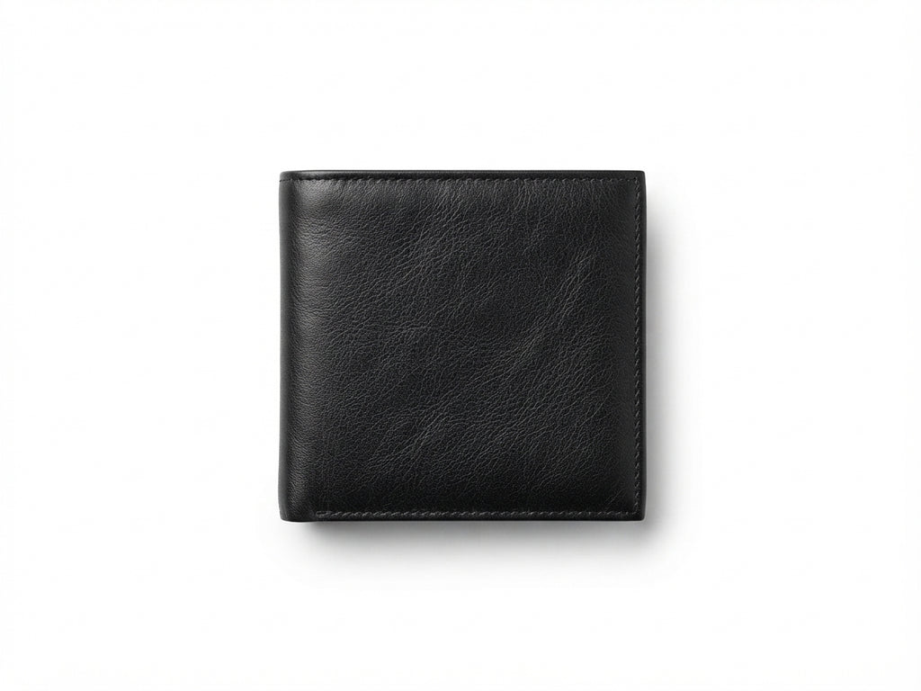 Billetera de Cuero Genuino Minimalista — Diseño Compacto (10x7,5 cm)