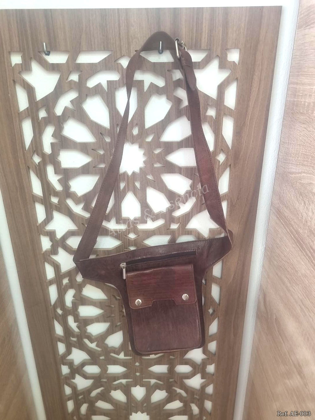 Riñonera de Cuero Artesanal Vintage | Bolso de Cintura Piel