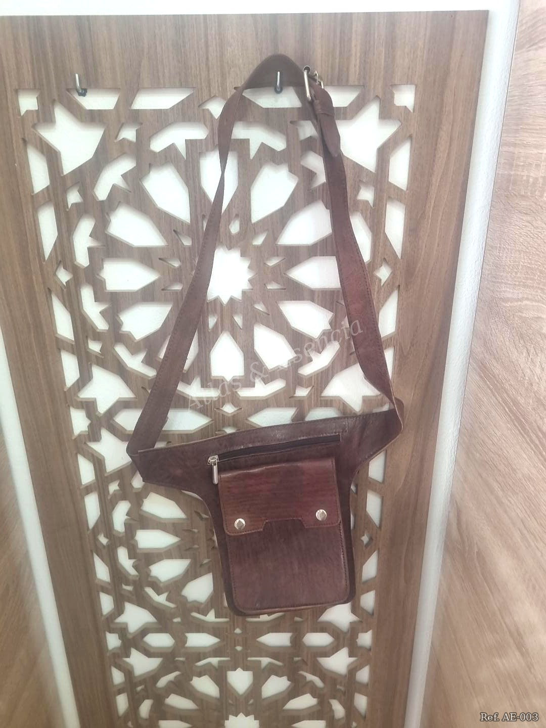 Riñonera de Cuero Artesanal Vintage | Bolso de Cintura Piel